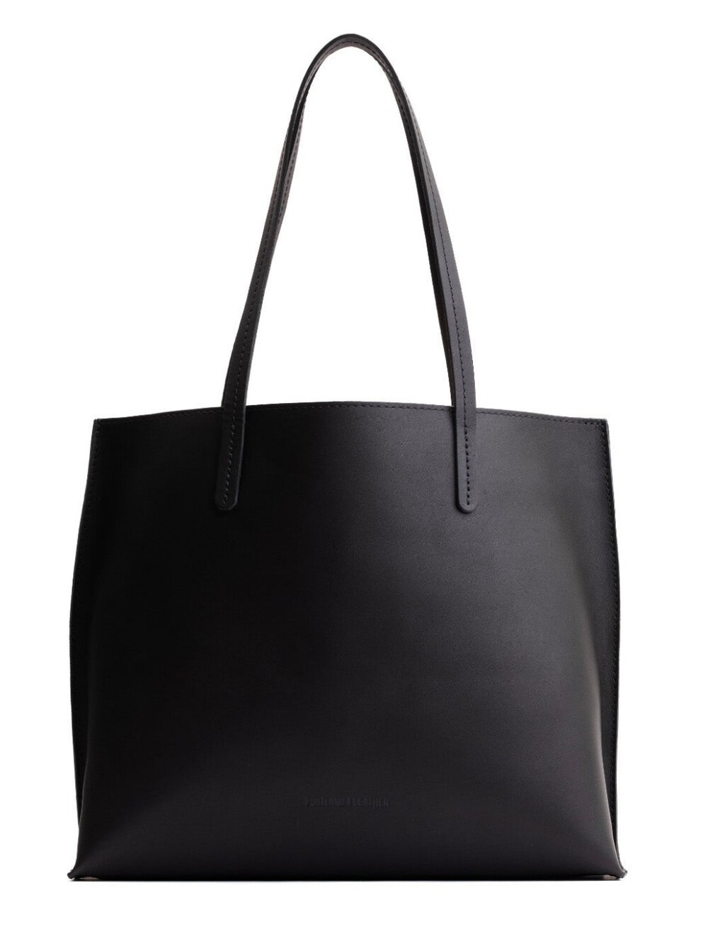 Portland Leather Black August Tote Size Large